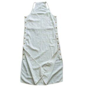 Linen Lux Shift Off white Dress Size S